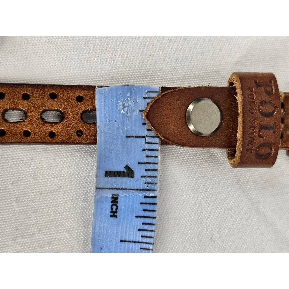 POLO SPORT WOMEN'S BROWN BELT, 40
